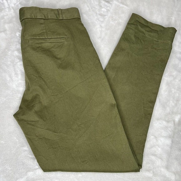 Banana Republic Sloan Women's Green Mid-Rise Tapered Leg Stretch Pants Sz 6 - Picture 5 of 11